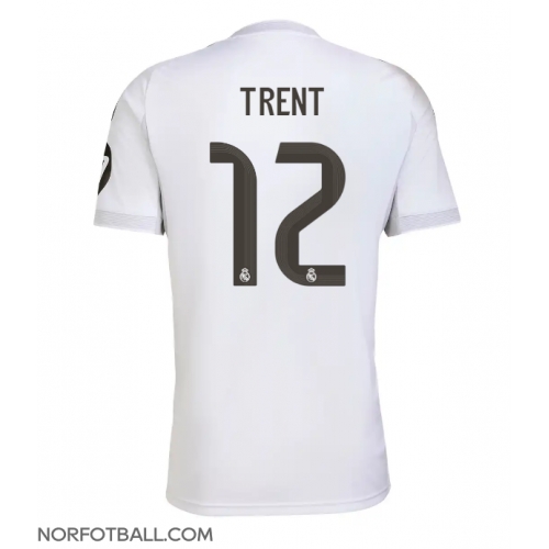 Billige Fotballdrakt Real Madrid Alexander-Arnold #12 Replika Hjemmedrakt 2025-26 Kortermet Billige Fotballdrakt Real Madrid Alexander-Arnold #12 Replika Hjemmedrakt 2025-26 Kortermet